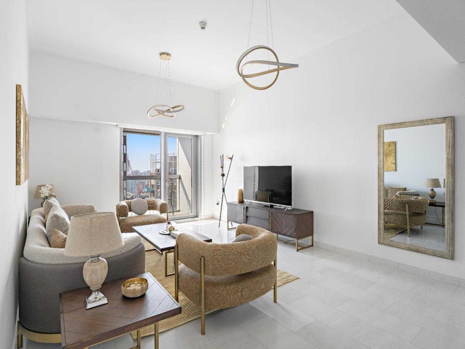 Sophisticated High-floor 1bdr With Breathtaking Sea View - Cayan 48 Appartement