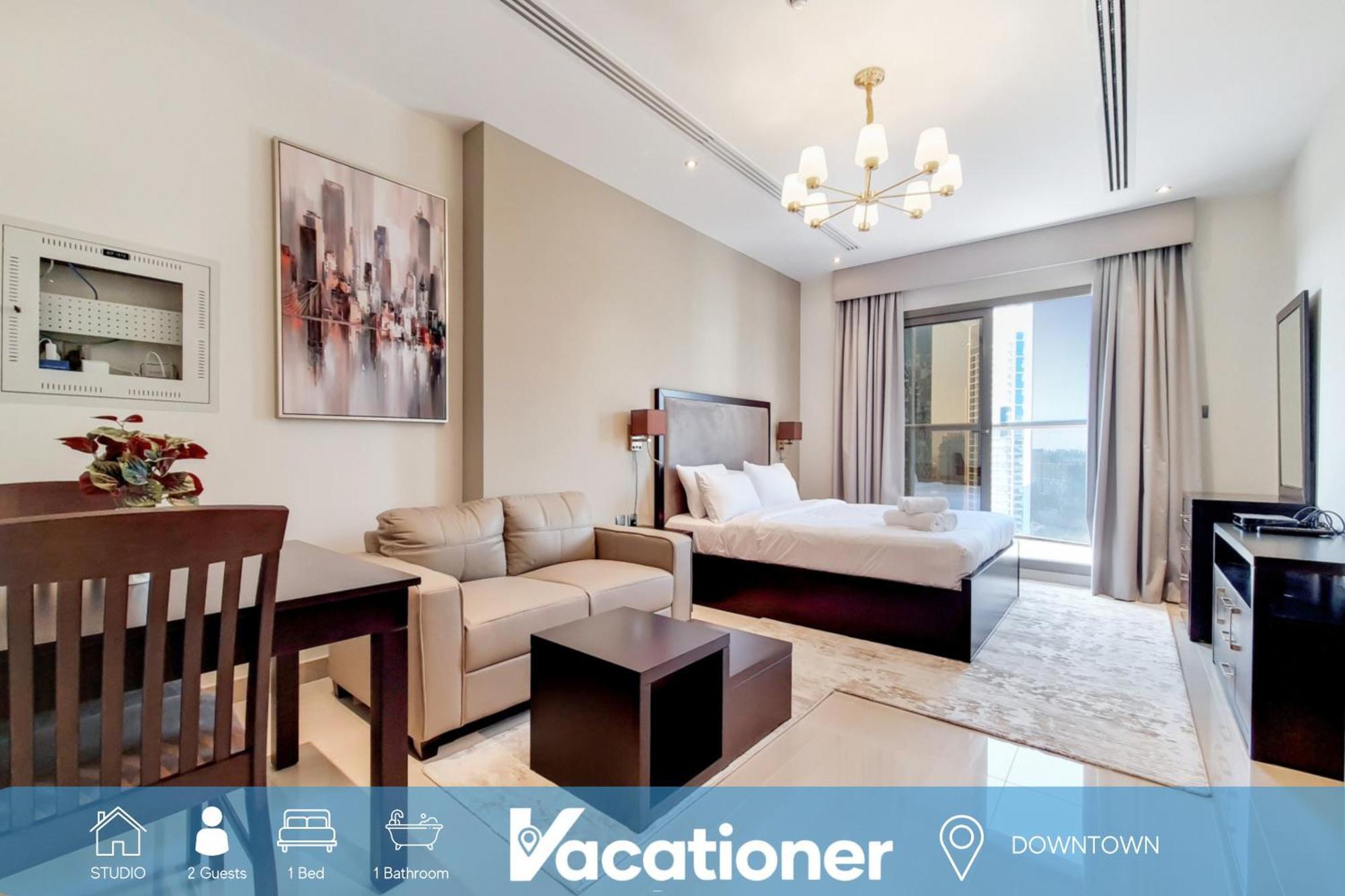 Elite Downtown Residence, Downtown - Stylish Dubai