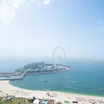 Jbr Amwaj 4 , Upgraded Sea And Ain Dubai Views, 2M Walk To Beach By Gardenia Suitse