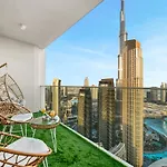 New! Panoramic Downtown & Fountain Views From High Floors