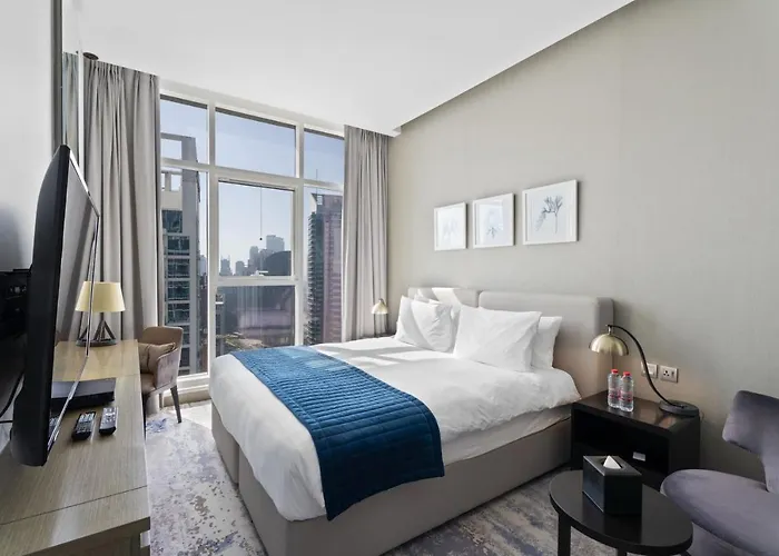Aliving Elegant Studio Maison Prive With Burj Khalifa Canal Views Business Bay 3110