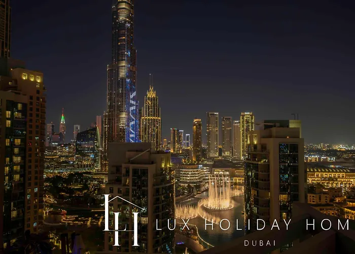 Lux The Burj Khalifa Fountain View Suite