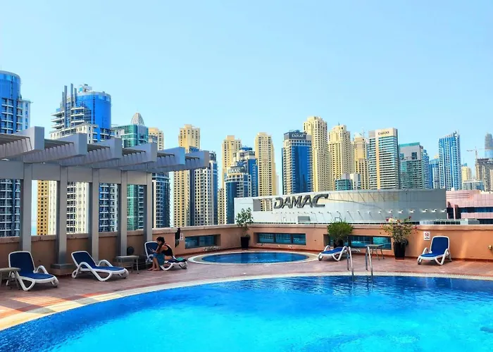 Luxury 1 Bedroom Marina View, Sleeps 5, 1 Min To Metro