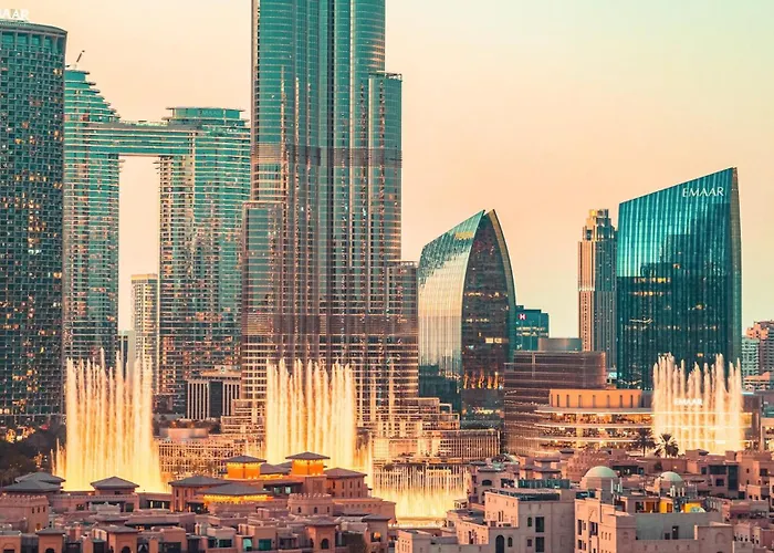 Elite Royal Apartment - Panoramic Full Burj Khalifa, Fountain & Skyline View - Baron
