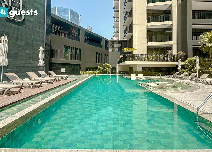 Higuests - Ahad Residence Modern Apt In Dubai\'S Business Hub