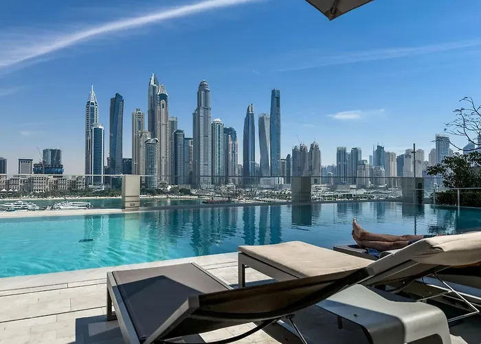 Dubai Marina Harbour View 2Br With Beach Access