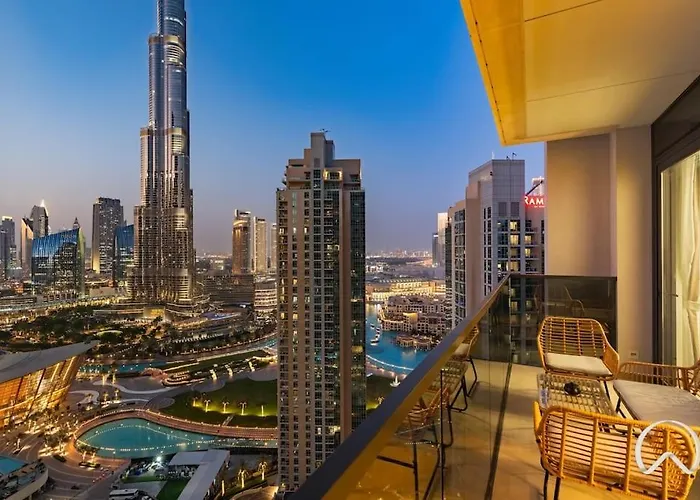 Luxurious 3Br In Act 1 Act 2 With Burj Khalifa View