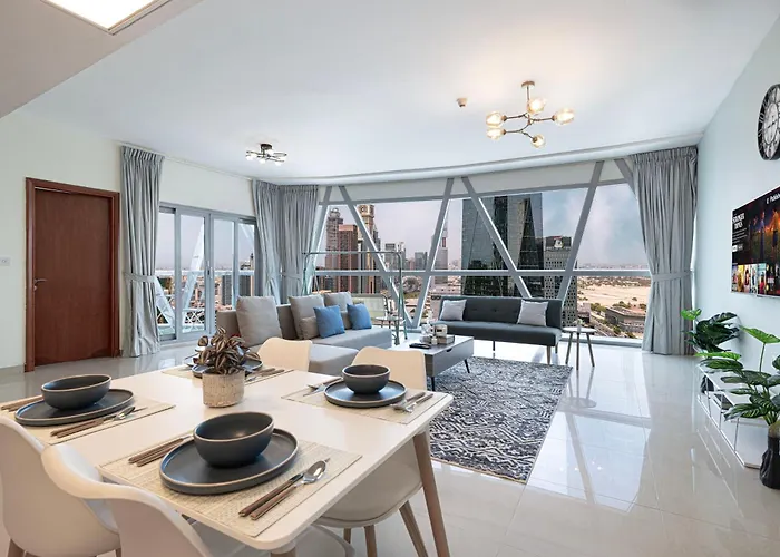 Difc Luxury 1-Bed Apt With Stunning City Views