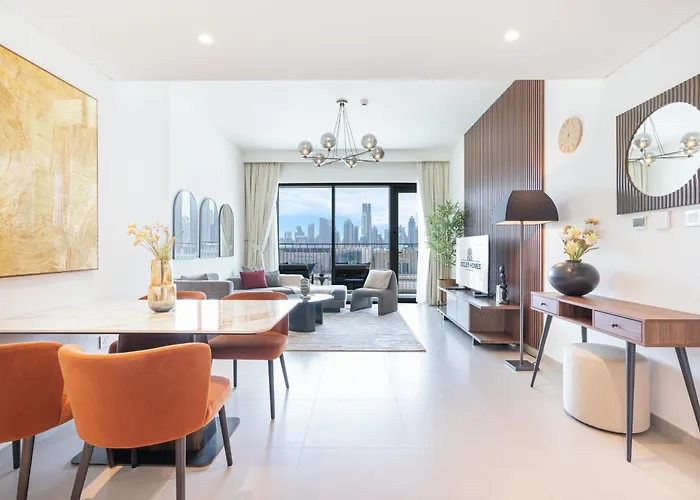 Premium 2Br Home In Dtv With Burj Khalifa View