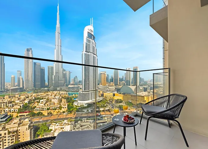 Burj Khalifa View Luxe 2Br, 5 Mins Walk To Dubai Mall