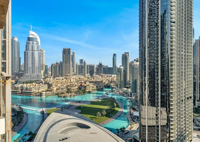 Chic 1Br Fountain-View Flat Downtown Burj Khalifa