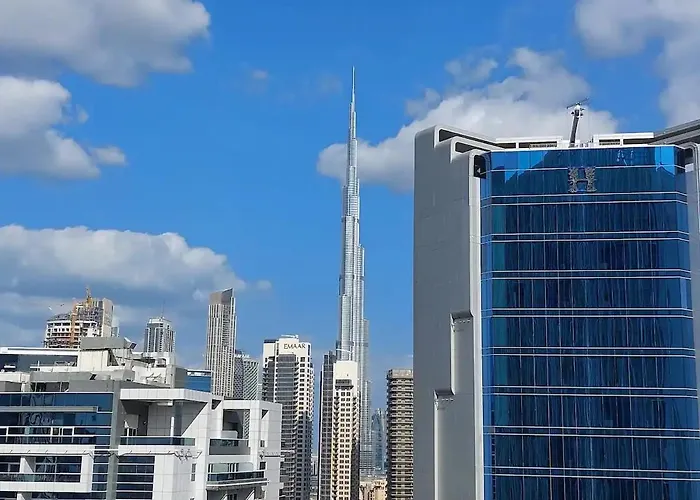 Stylish Studio- Burj Khalifa View