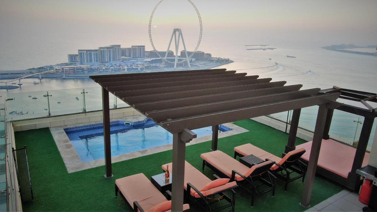 Jbr Amaz Penthouse Front Sea 5 1 Bdr Private Climatized Pool Dubái