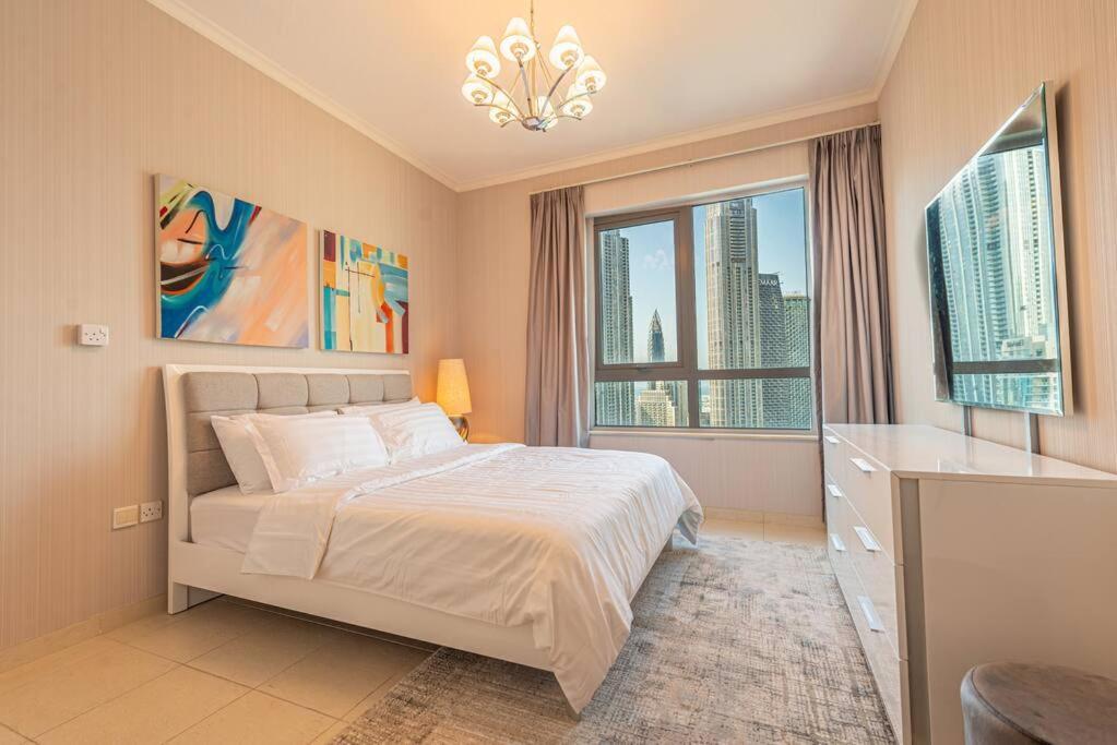 Apartamento First Class 3br With Full Burj Khalifa And Fountain View *