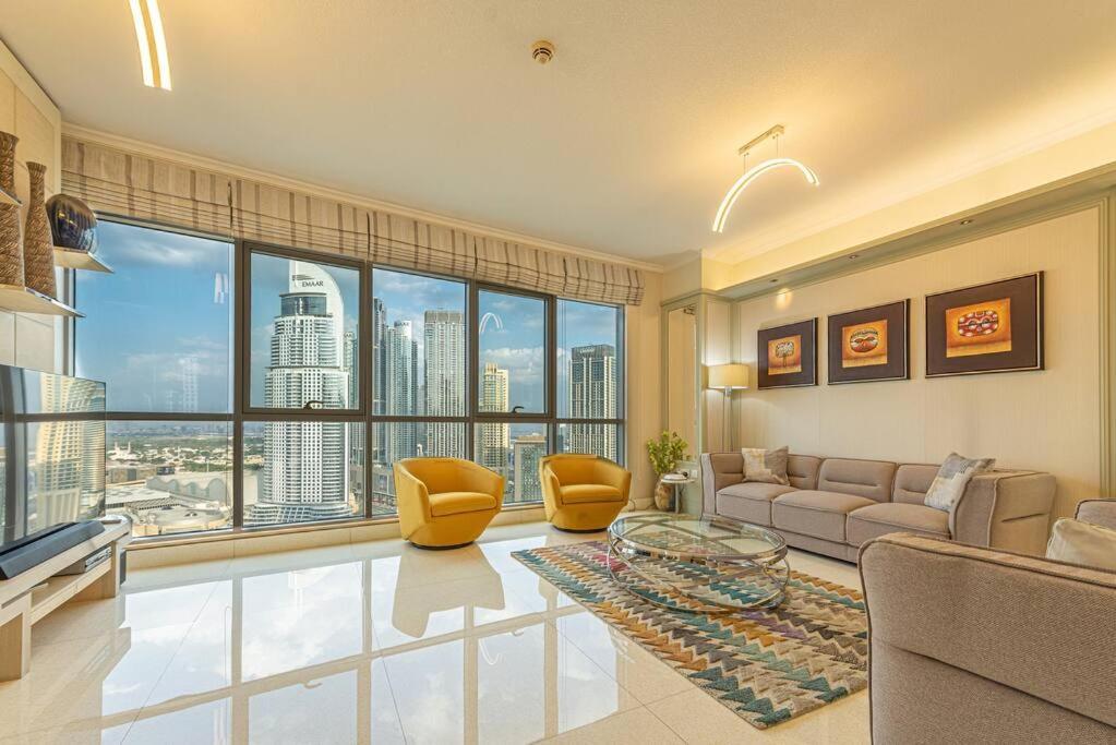 Apartamento First Class 3br With Full Burj Khalifa And Fountain View