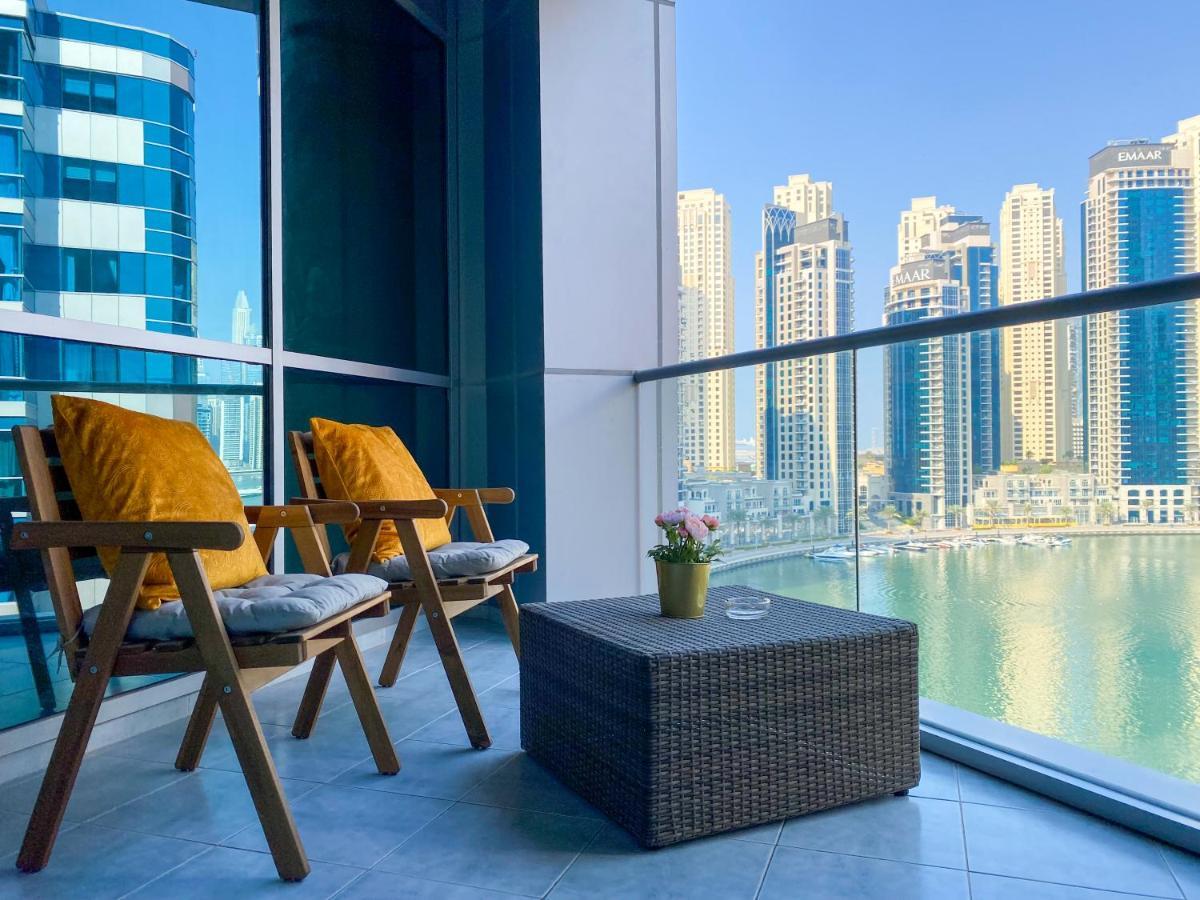 La Buena Vida Homes - Exquisite Spacious Luxe 1br , Full Marina View, Kitchen, 5 Min To Beach, Jbr And Marina Dubai