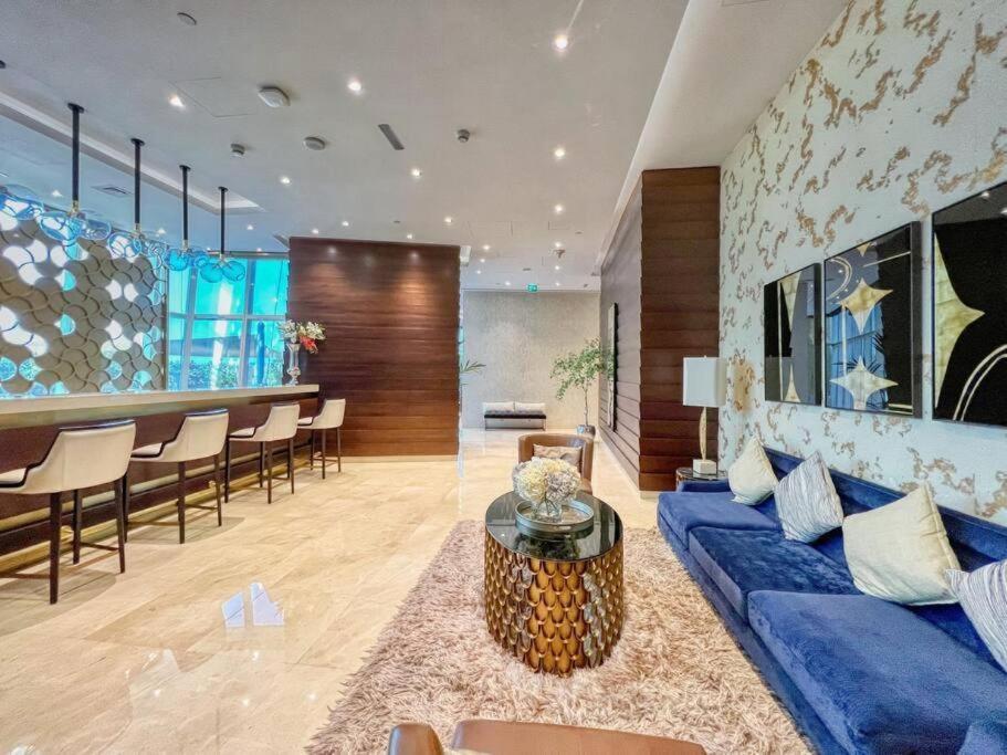 Damac Heights Tower Apartment. Podium Level - Fendi Design.