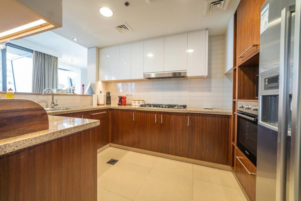 Lägenhet First Class 3br With Full Burj Khalifa And Fountain View *