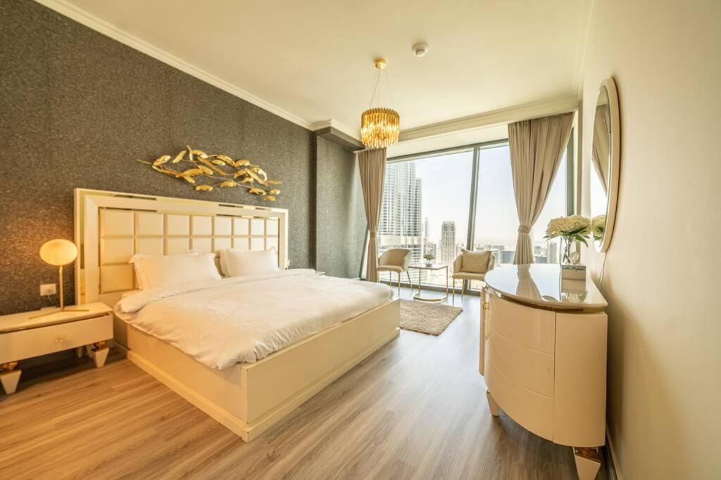 Lägenhet First Class 3br With Full Burj Khalifa And Fountain View *
