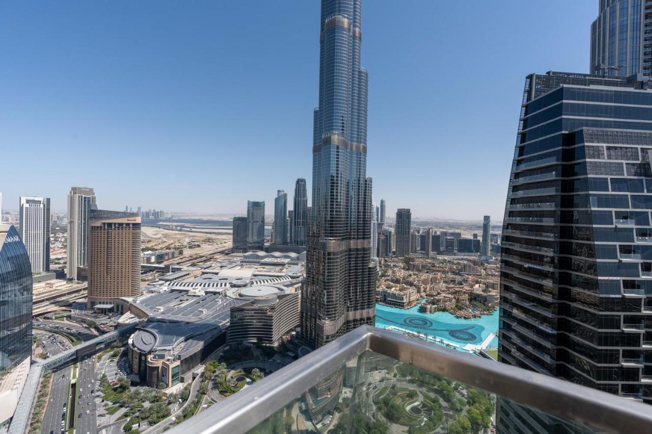 Vacay Lettings - Burj Vista High Floor Burj Khalifa & Fountain View Lägenhet Dubai