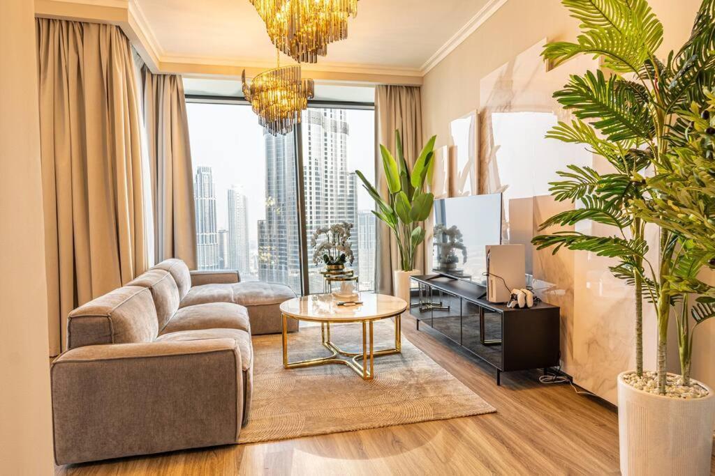 Appartement First Class 3br With Full Burj Khalifa And Fountain View