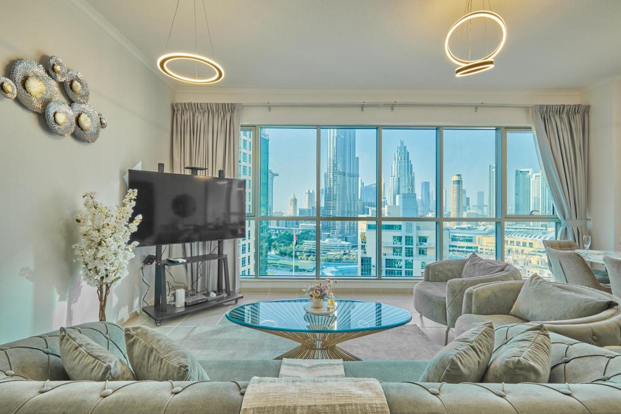 Burj Khalifa Front View & Fountain View Island Paradise 2br Luxury Burj Residences Golden Homes Apartamento *