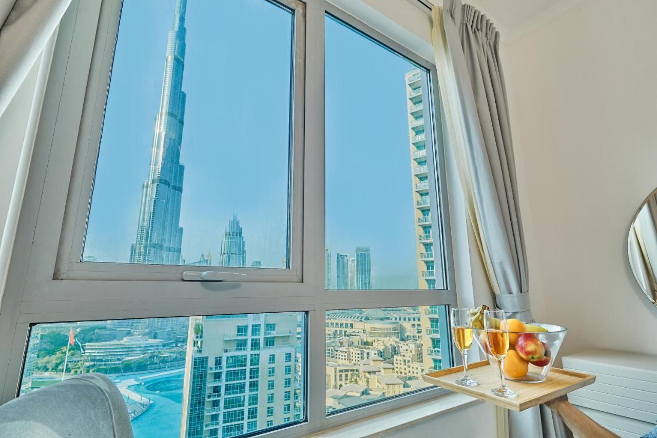 Burj Khalifa Front View & Fountain View Island Paradise 2br Luxury Burj Residences Golden Homes Apartamento