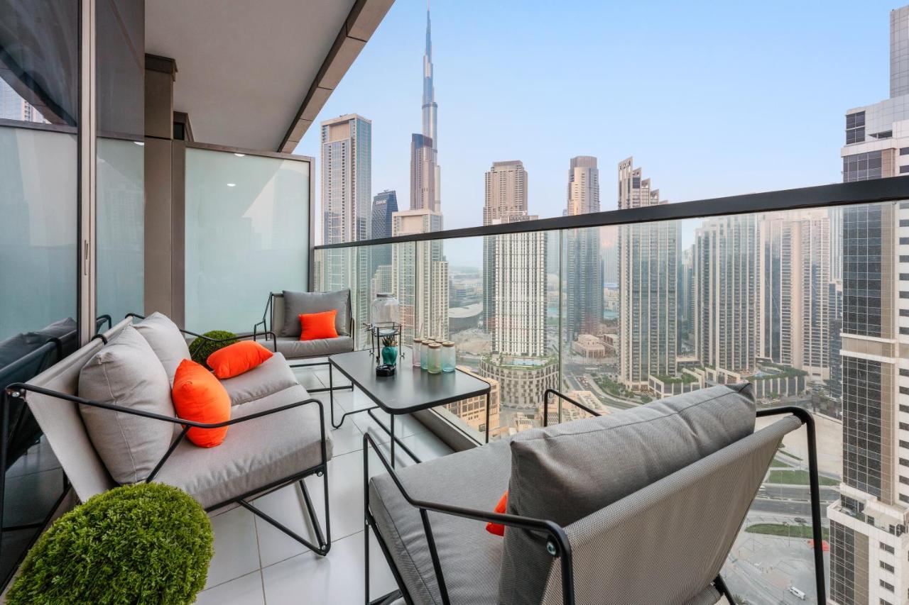 Full Burj Khalifa View Lux 2bedroom With Rooftop Pool Location In Paramount Midtown * Dubái