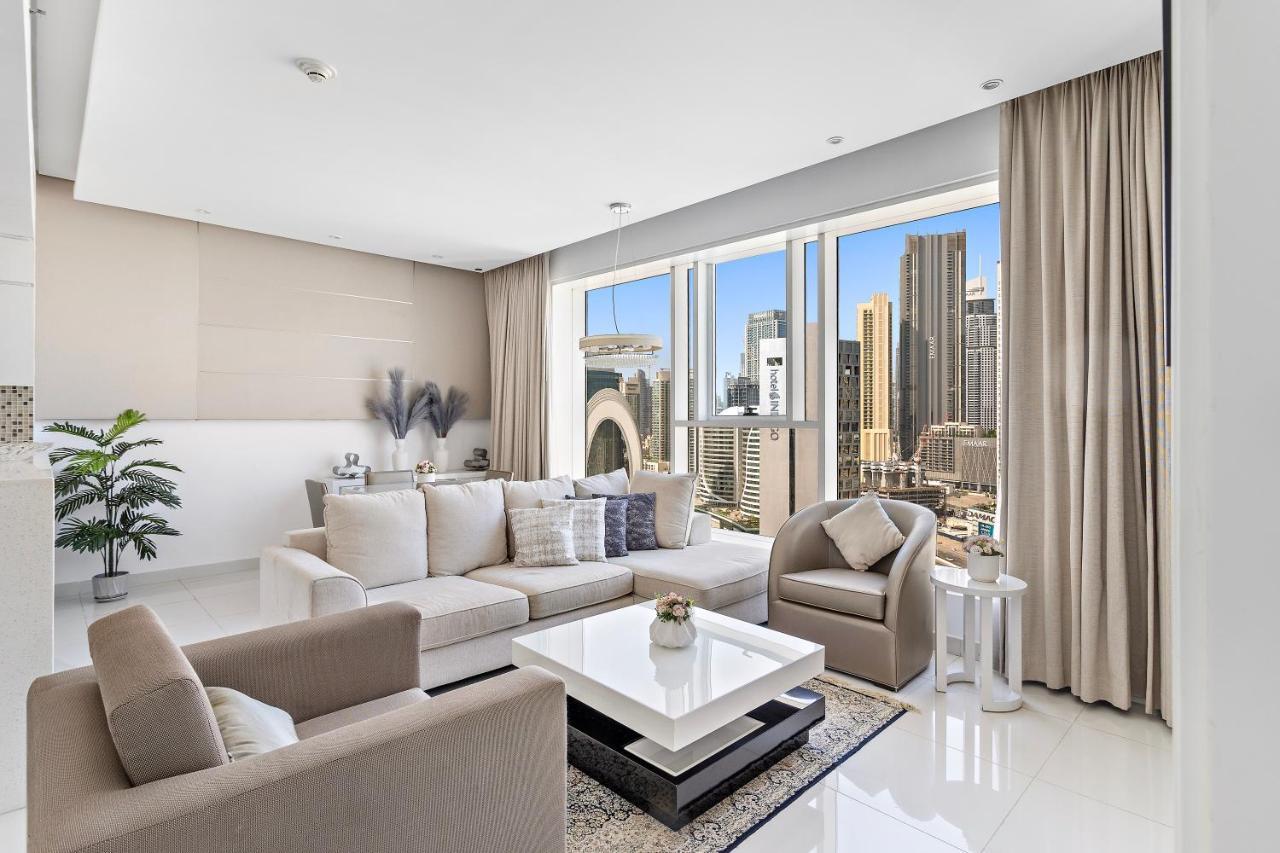 Appartement 1br With A Sofa Bed, Pool, Gym & Burj Khalifa View