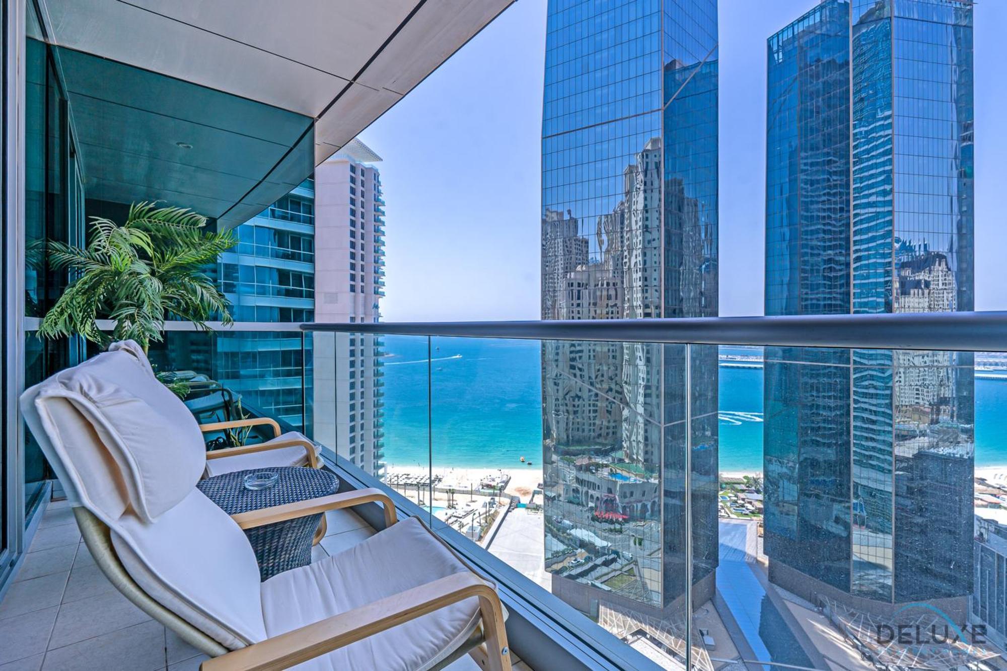 Sophisticated 3br W/ Assistant's At Al Fattan Marine Towers 2 Jbr By Deluxe Homes Appartement *