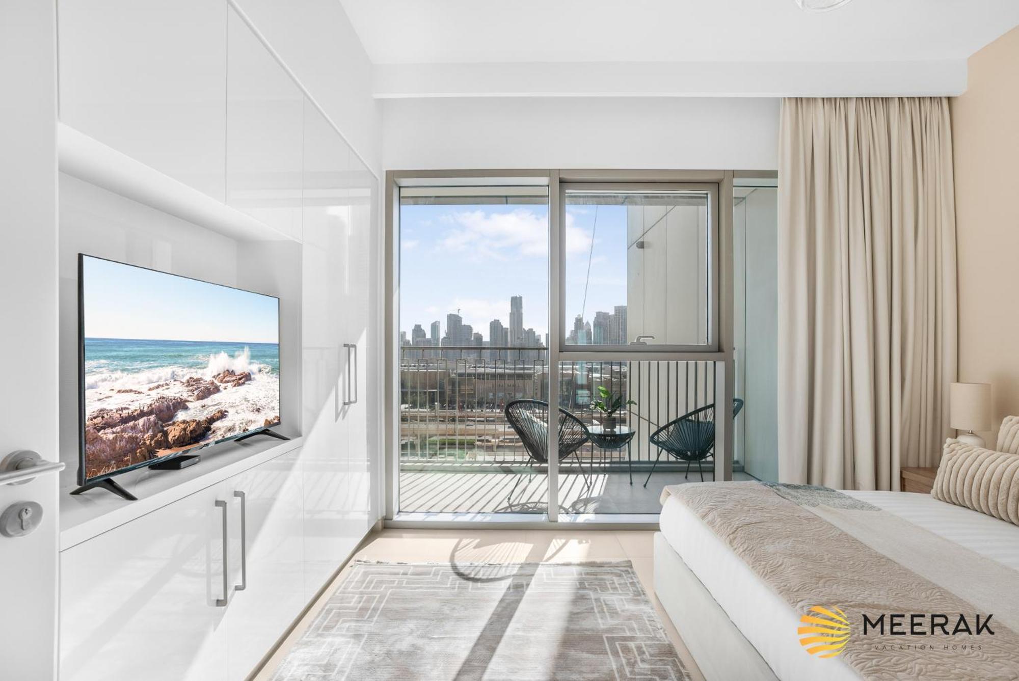 Appartement Meerak Homes - Burj Khalifa And Fountain View Downtown Elegance 2 Bed , Free Wifi, Parking, Gym And Pool *