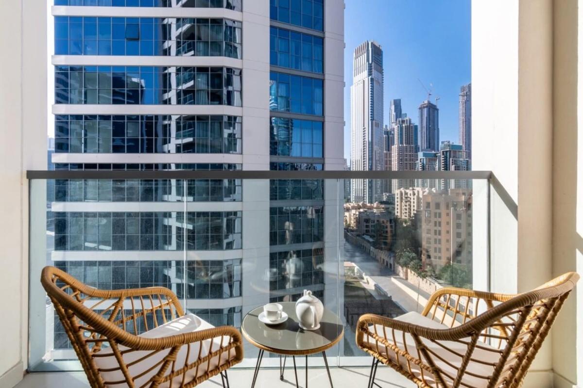 Silkhaus Design 1bdr With Burj Khalifa View In New Tower Apartamento