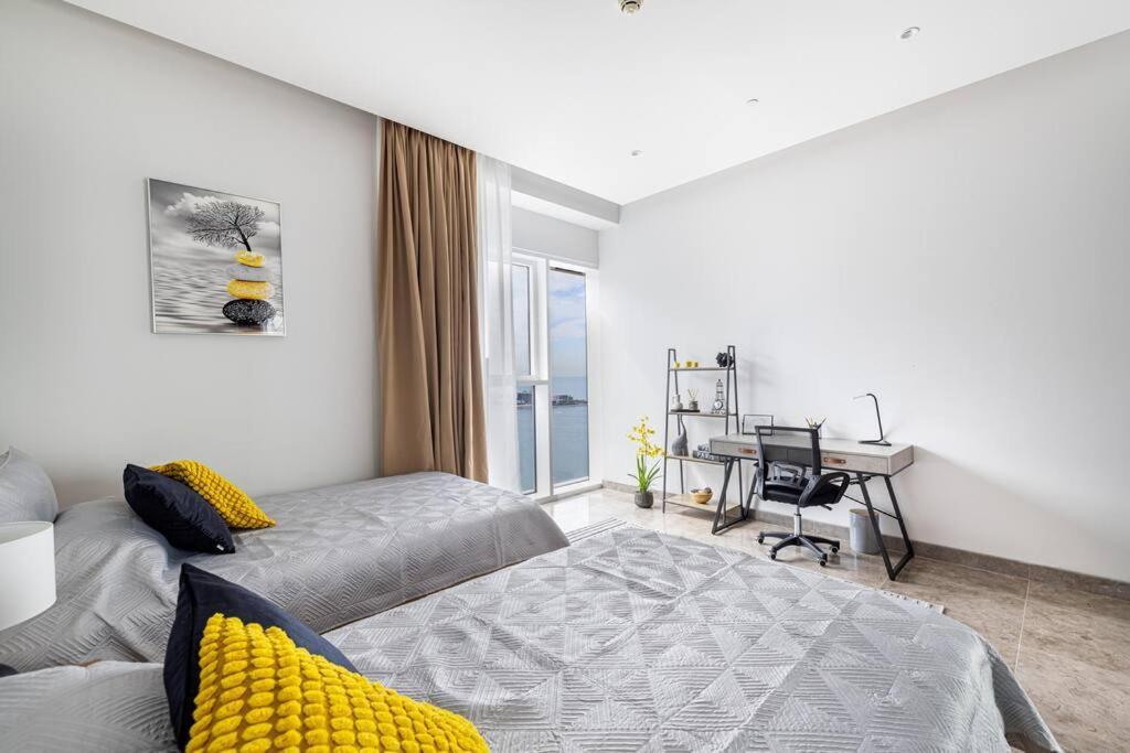 Apartamento Private Beach - 4br - 8 Sleep - Pool - 180 Grades Sea & Ain View - Huge Balcony - Parking - Prime Location *
