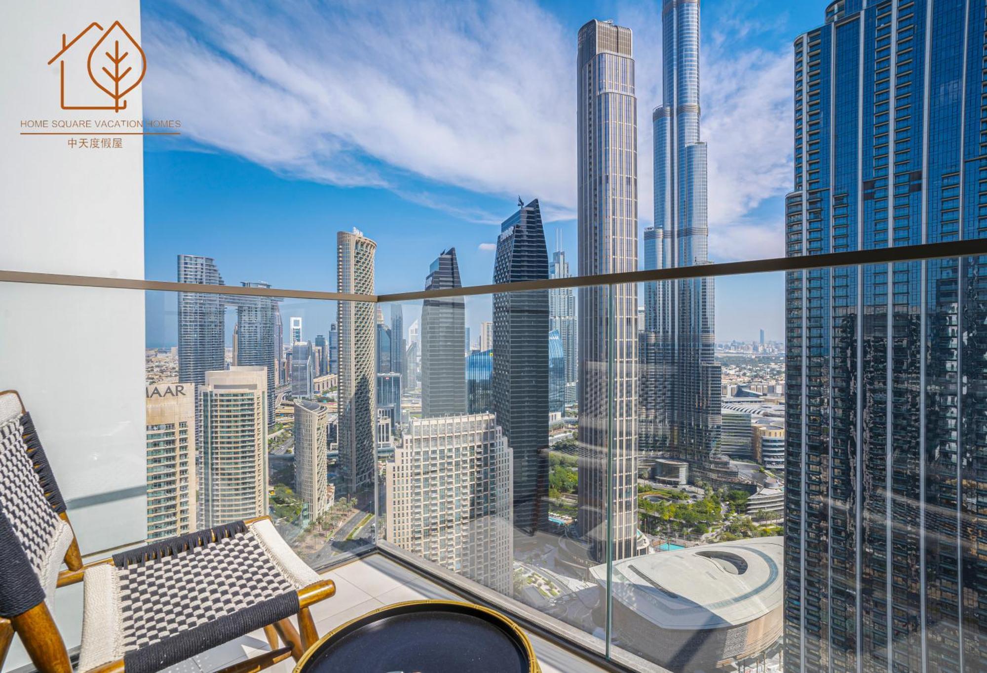 Family With Burj Views From Floor 172bc-3 Apartamento Dubái