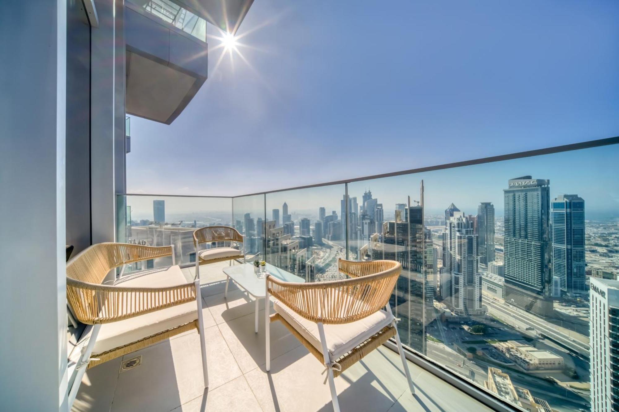 Downtown Luxury - Stunning Burj Khalifa & Sea View - 5 Minutes Walk To Mall Apartamento *