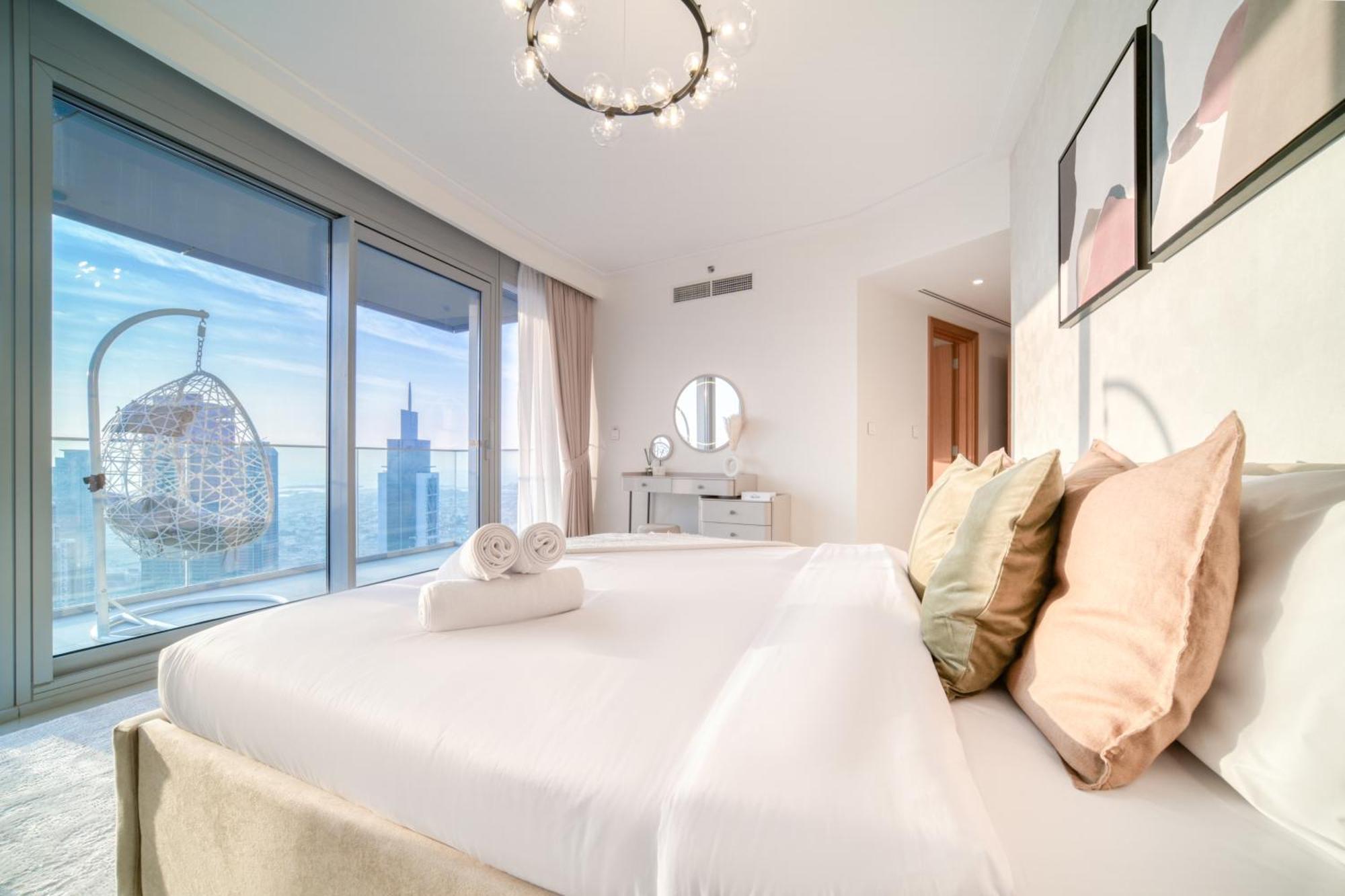 Apartamento Downtown Luxury - Stunning Burj Khalifa & Sea View - 5 Minutes Walk To Mall *