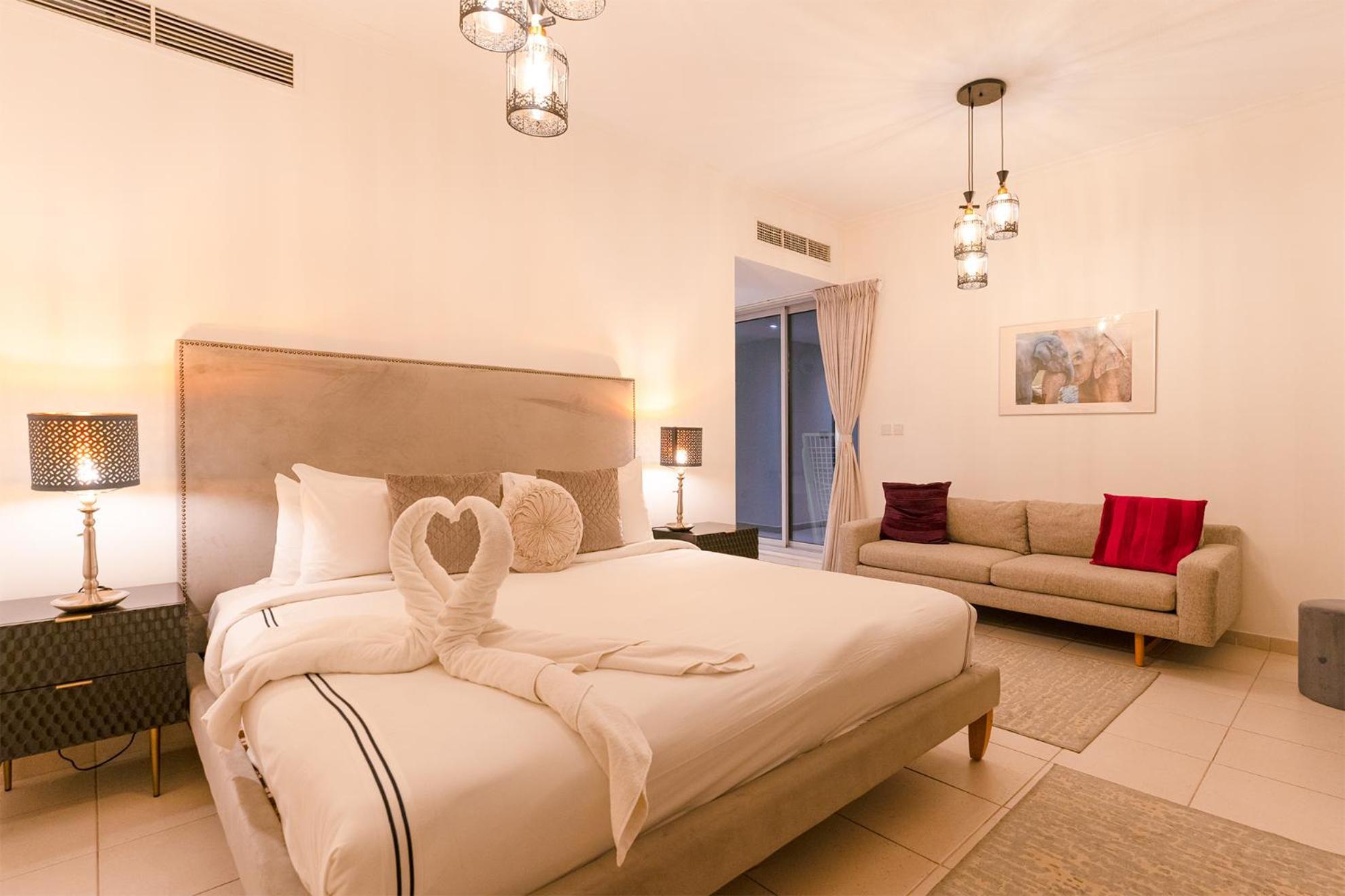 Spectacular Burj & Fountain View - Luxurious 3 Bedrooms & Maids - The Residences Appartamento Dubai