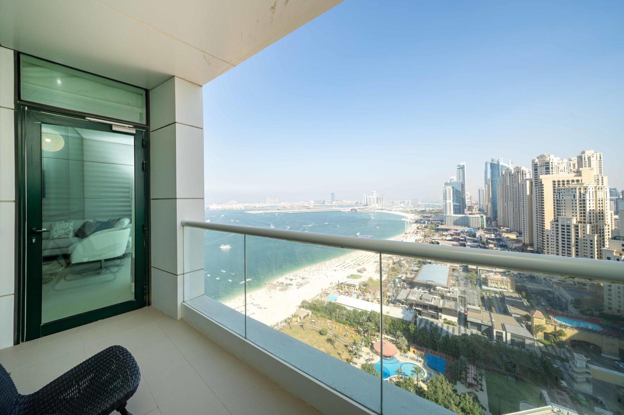 Beachfront 1 Bed With Full Jbr View Apartamento