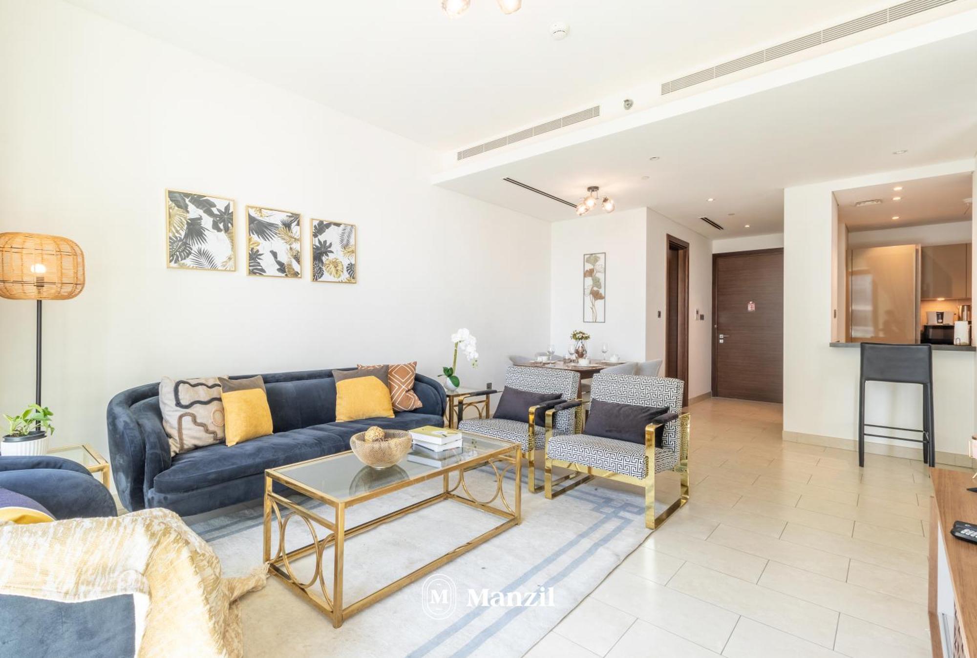 Manzil - 1br In Sobha Hartland With Pool View, Near Burj Khalifa And Mall Dubaï