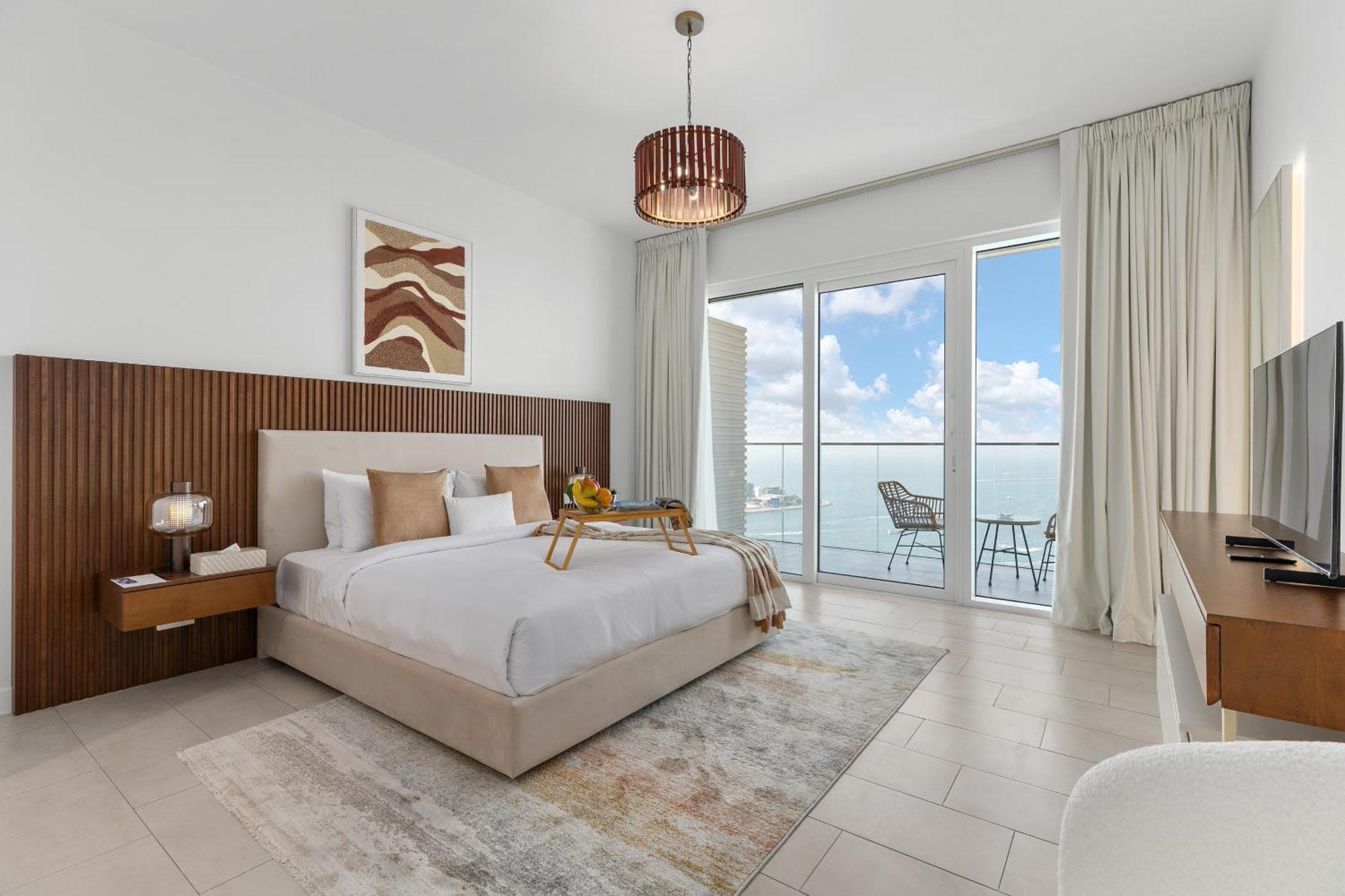 Maison Privee - Upscale W/ Open Sea And Bluewaters Vws In Jbr Apartemen