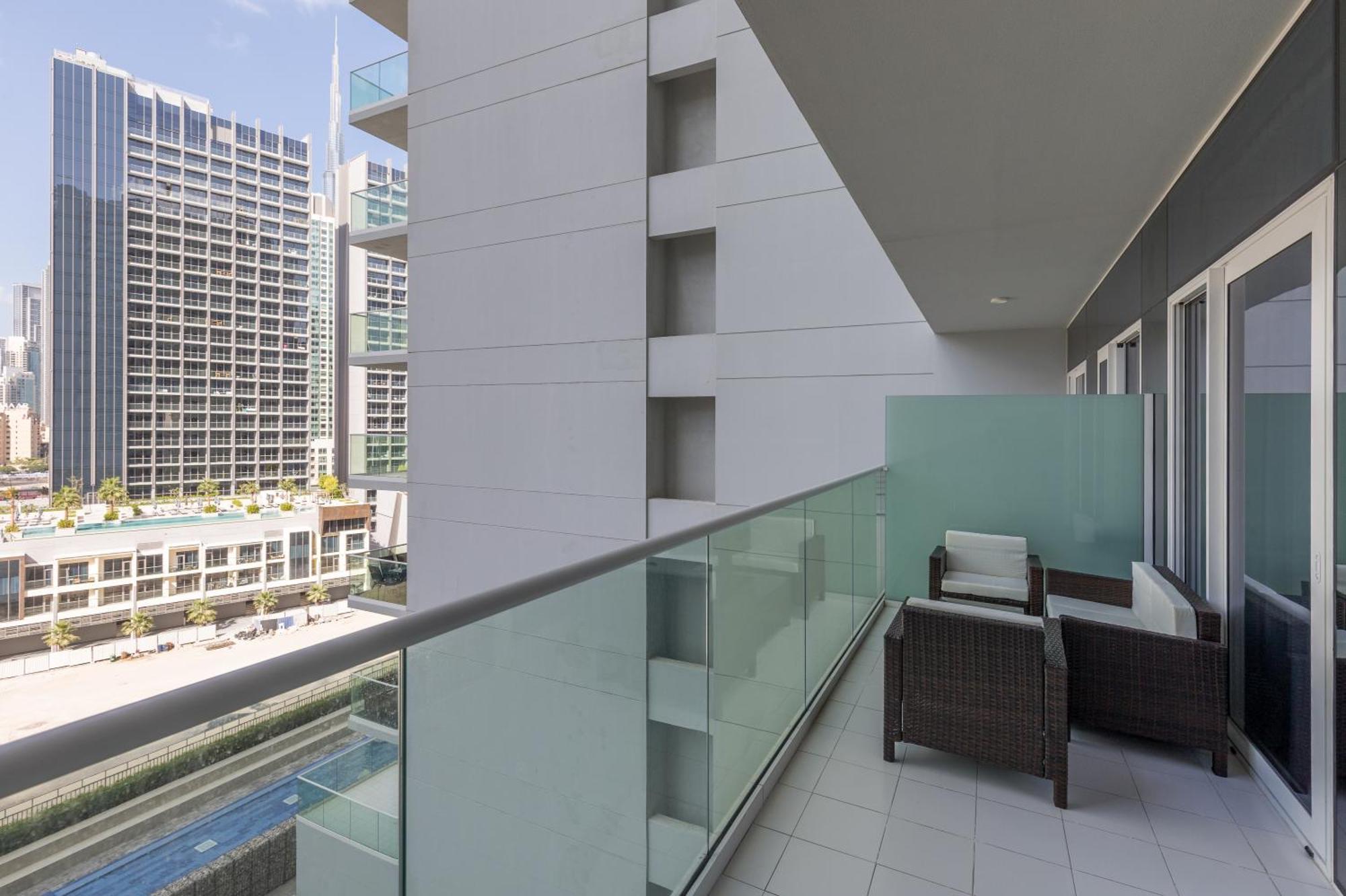 Apartamento Prime Location Business Baystylish,cozy 1-bd Dubái