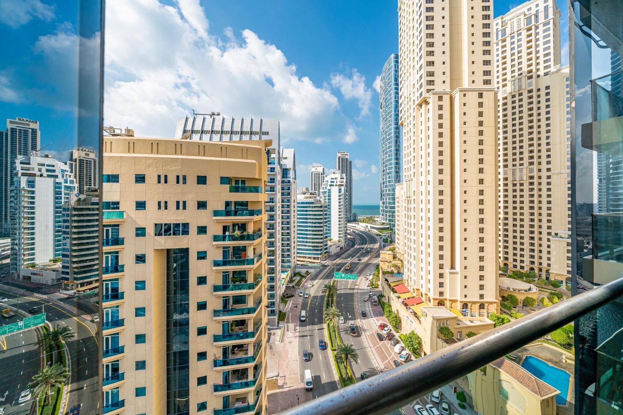 Lägenhet Luxe 1br In Sparkle Towers - 2 Balconies And Marina Views