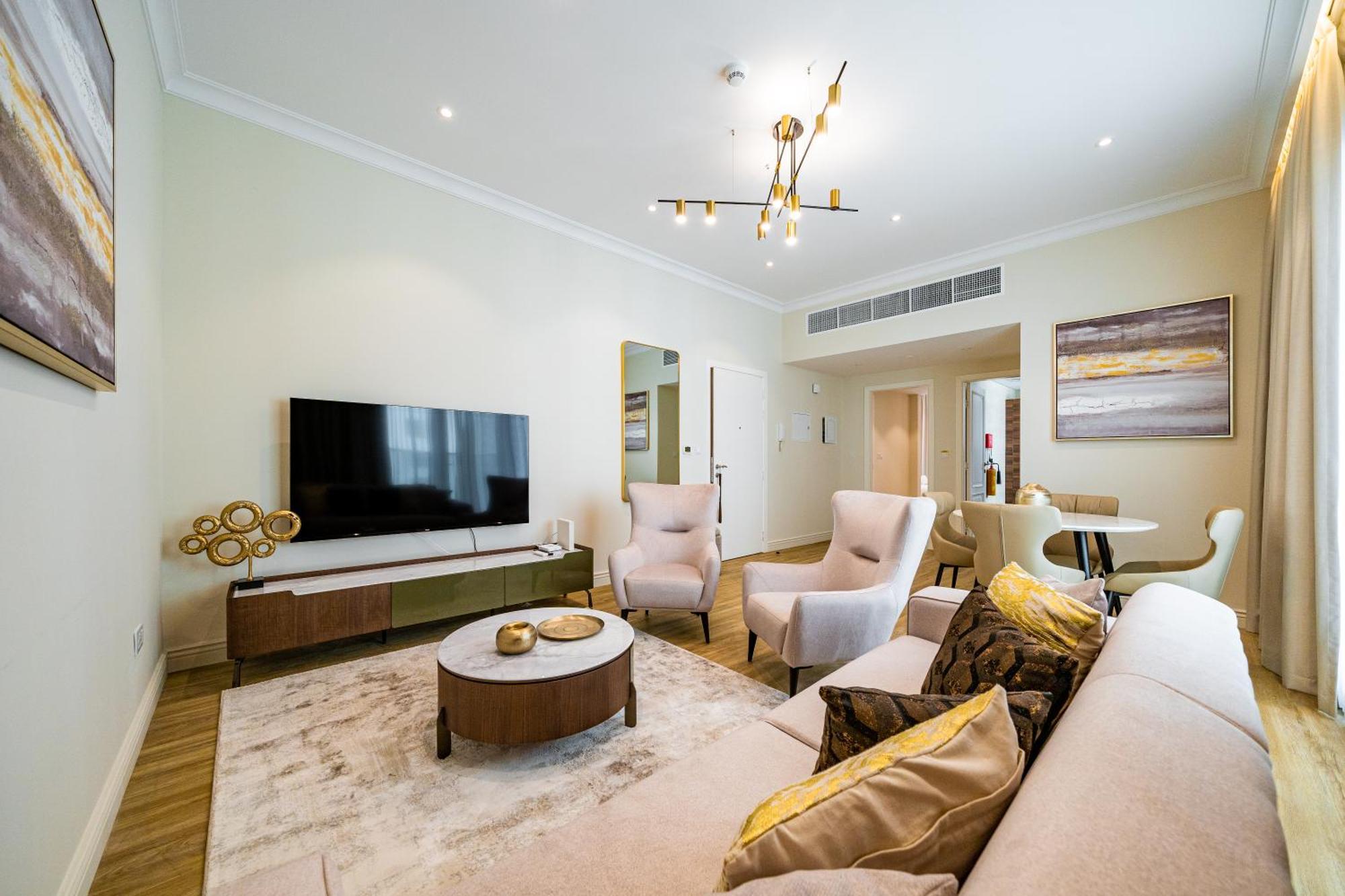 Luxe 1br In Sparkle Towers - 2 Balconies And Marina Views Lägenhet Dubai