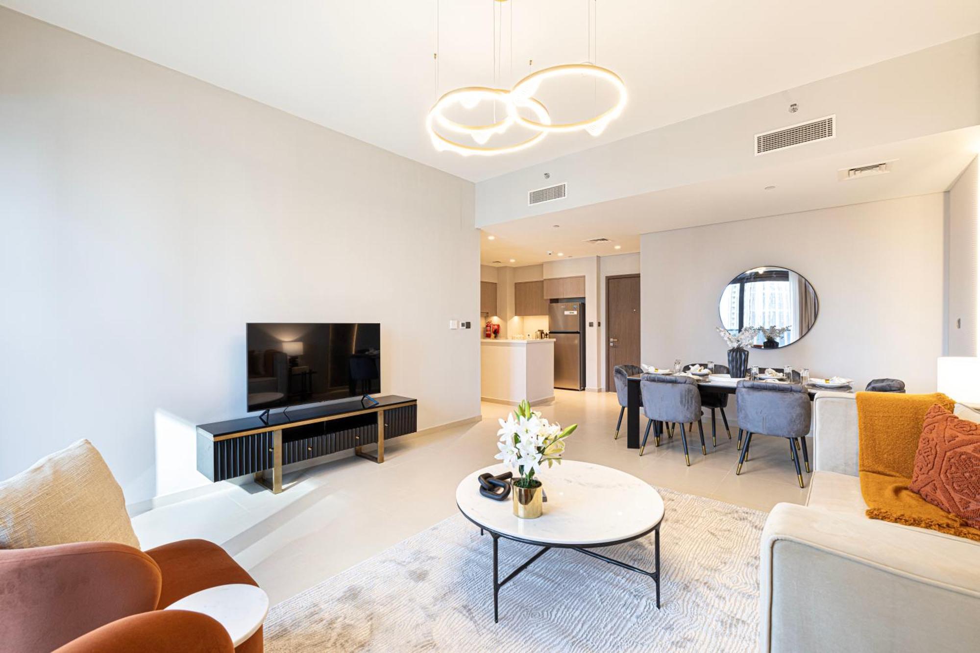 Appartement Magnificent 3br With Incredible Burj & Fountain View *
