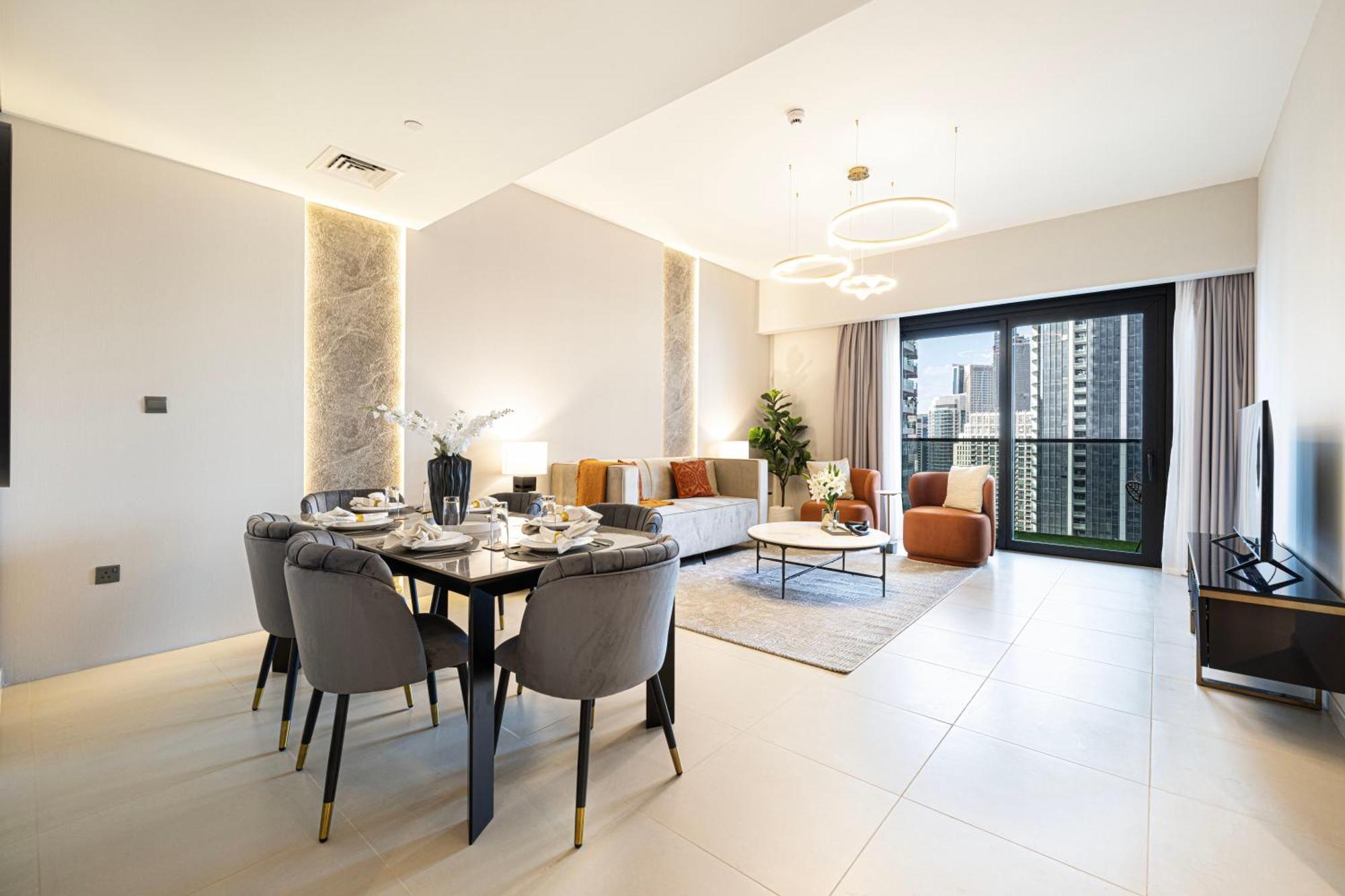 Appartement Magnificent 3br With Incredible Burj & Fountain View
