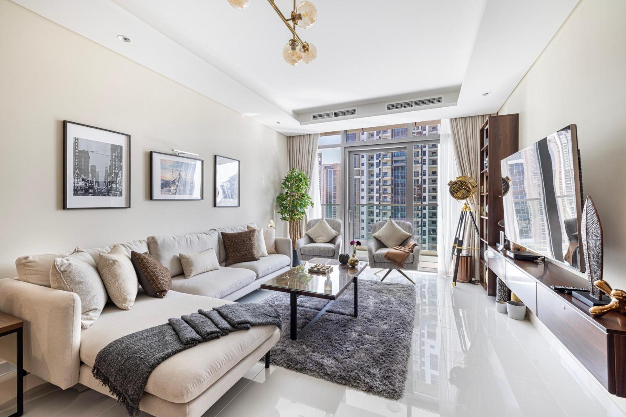 Сasa de vacaciones Stylish 2br At Paramount Midtown