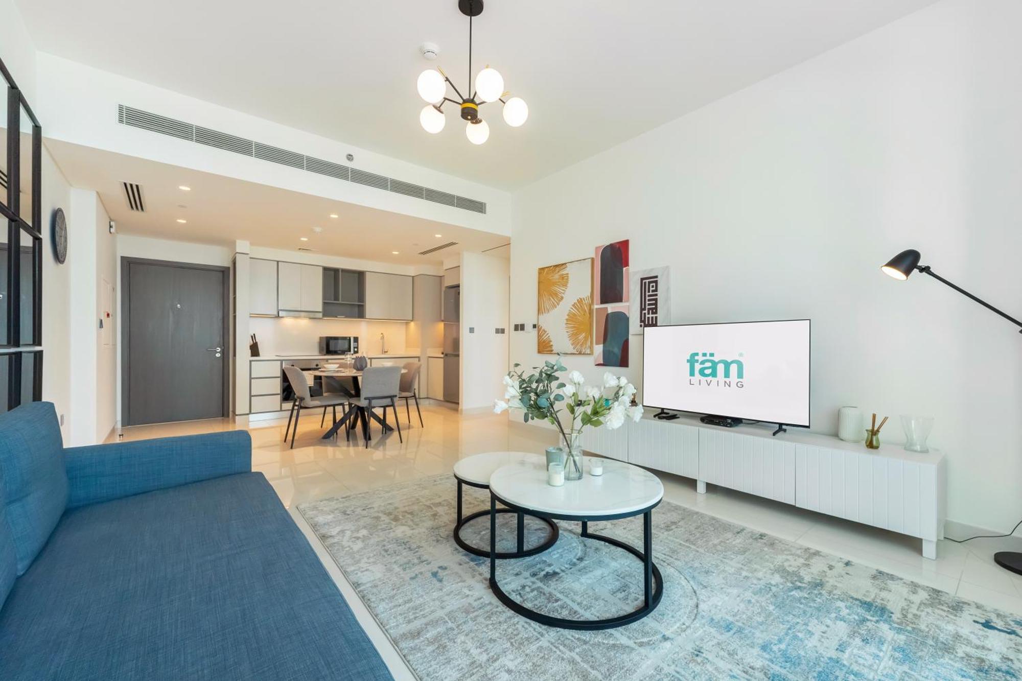Fam Living - Beachfront Getaway In Emaar Beachfront - Private Access And Luxury Amenities Apartamento
