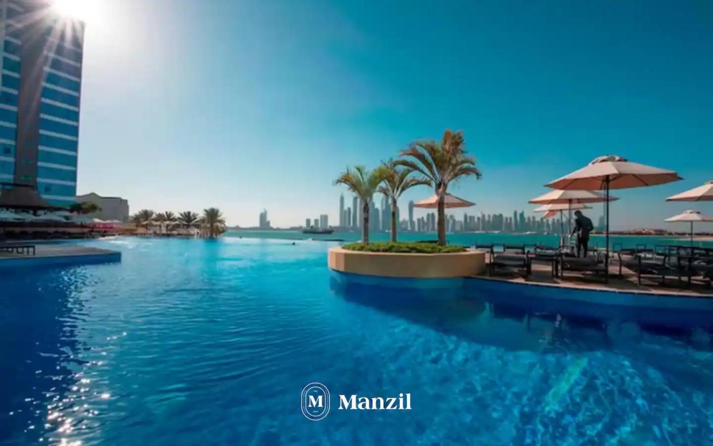 Manzil - 3br In Palm Jumeirah With Private Access & Sea View Apartamento Dubái
