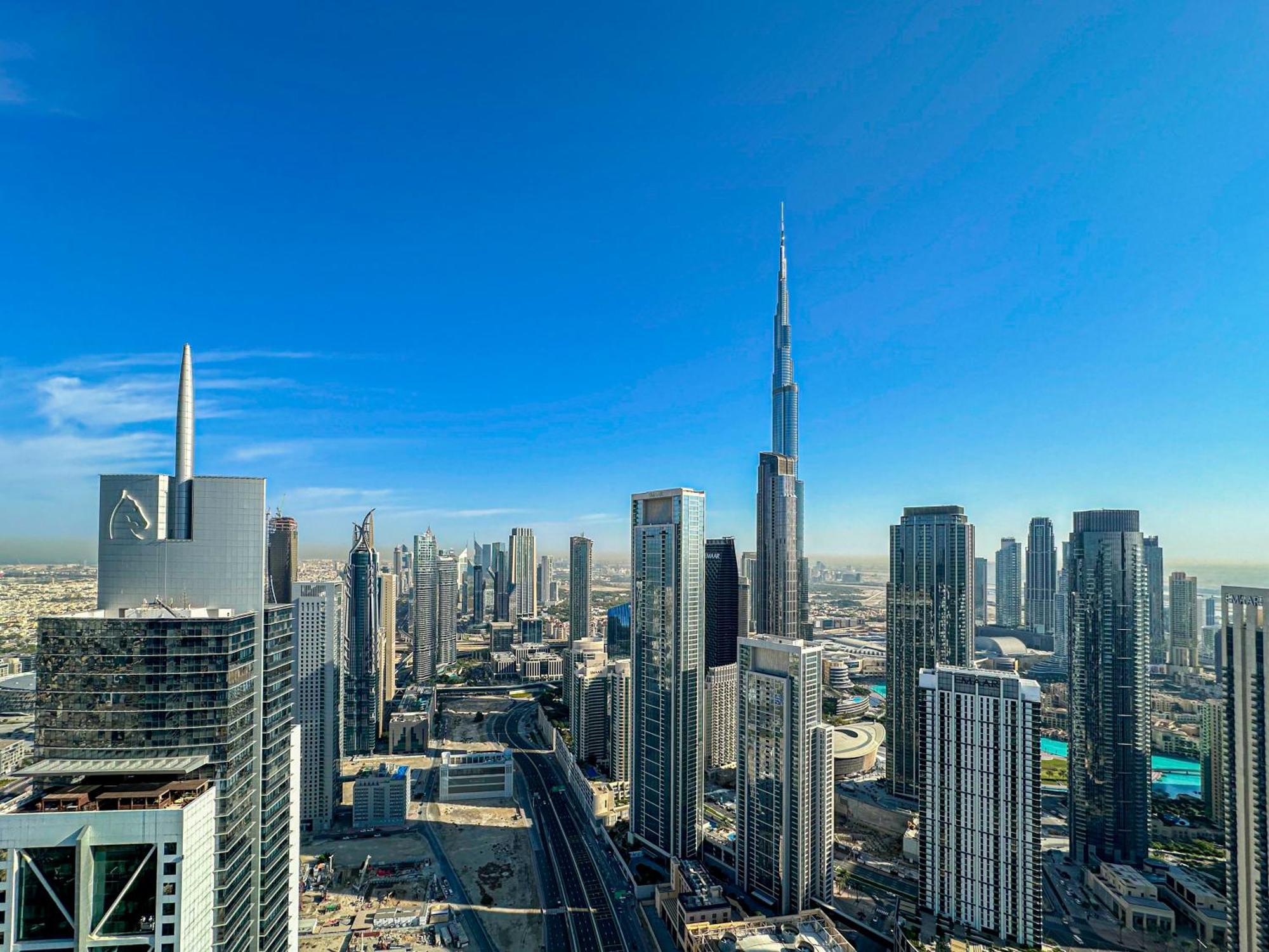 Full Burj Khalifa View Lux 2bedroom With Rooftop Pool Location In Paramount Midtown * Dubái