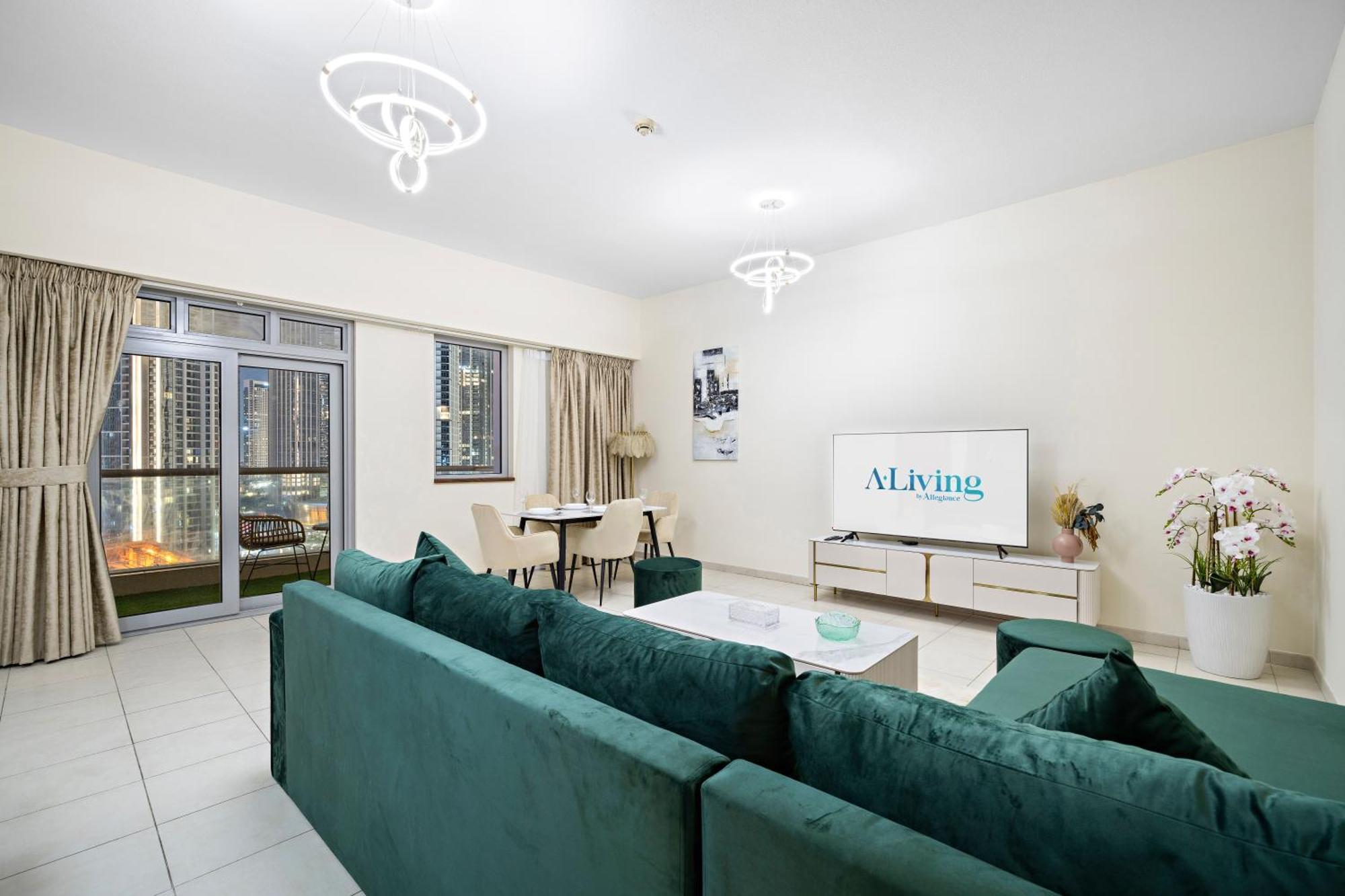 Apartamento A-living Cozy 1br Retreat With Balcony & Burj Khalifa Views At Executive Tower-1702 Dubai